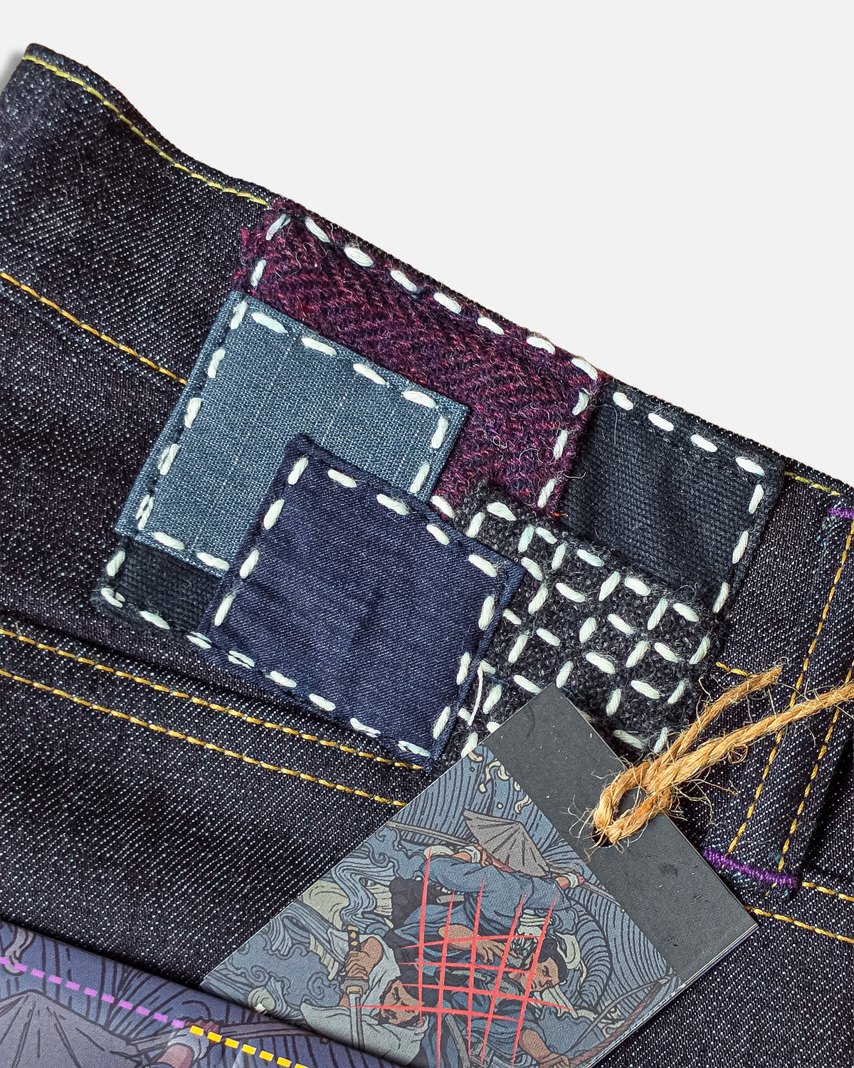 RONIN 9 Dual Fabric 14oz Gold & Violet Stretch