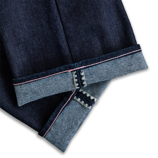 PEACH 004 by NBDN Rich Deep Indigo 14oz Raw Denim