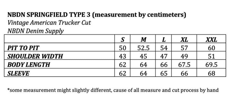 SPRINGFIELD Type 3 Black x Black 13.5oz