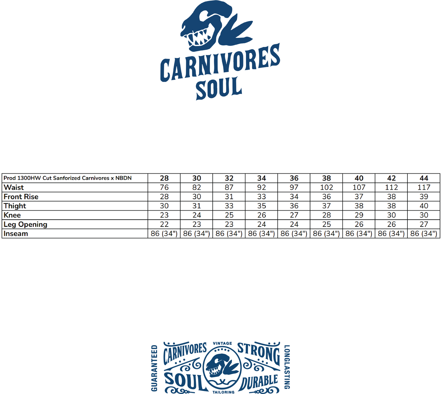 THE BLUE LEGENDS 01 (TBL 01) NBDN x Carnivores Soul Collaboration vol.3