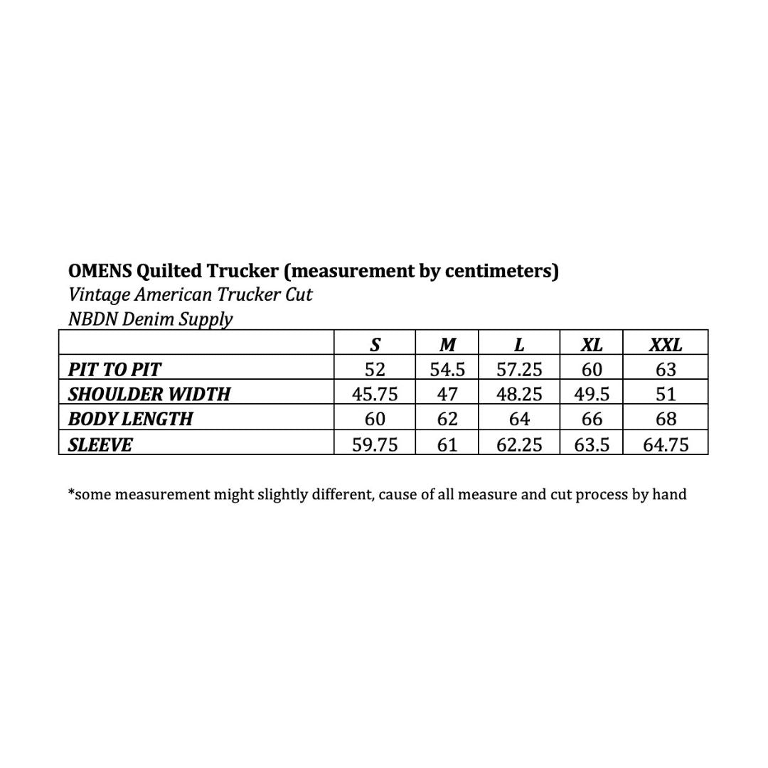 OMENS Quilted Trucker Jacket