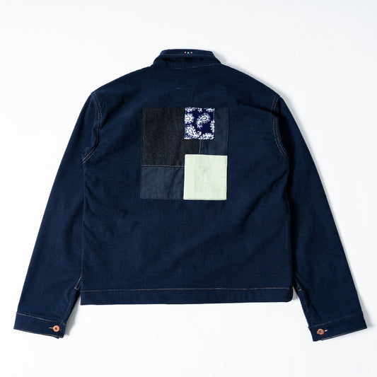 HAWTHORNE Studed Square Corduroy Chore - Navy