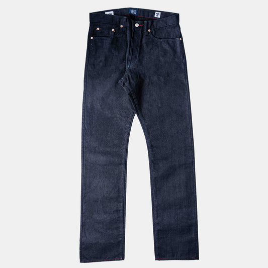 DOMARU HACHIKO x HANNYA TIGER II Deep Indigo x Black 17oz Unsanforized