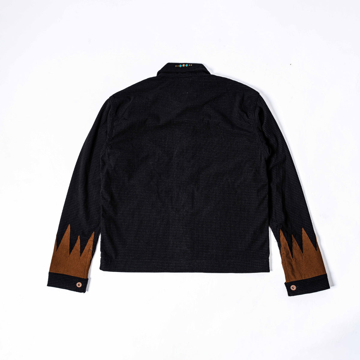 HAWTHORNE Studed Square Corduroy Chore - Black