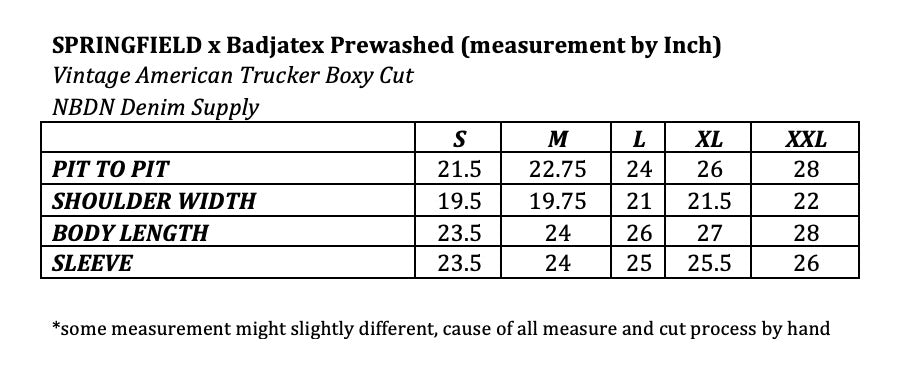 SPRINGFIELD x Badjatex BCI Cotton Trucker - Indigo