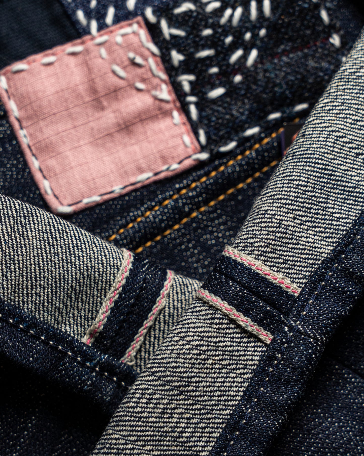 ANUBIS IV 16oz Slubby Pink Line Selvedge