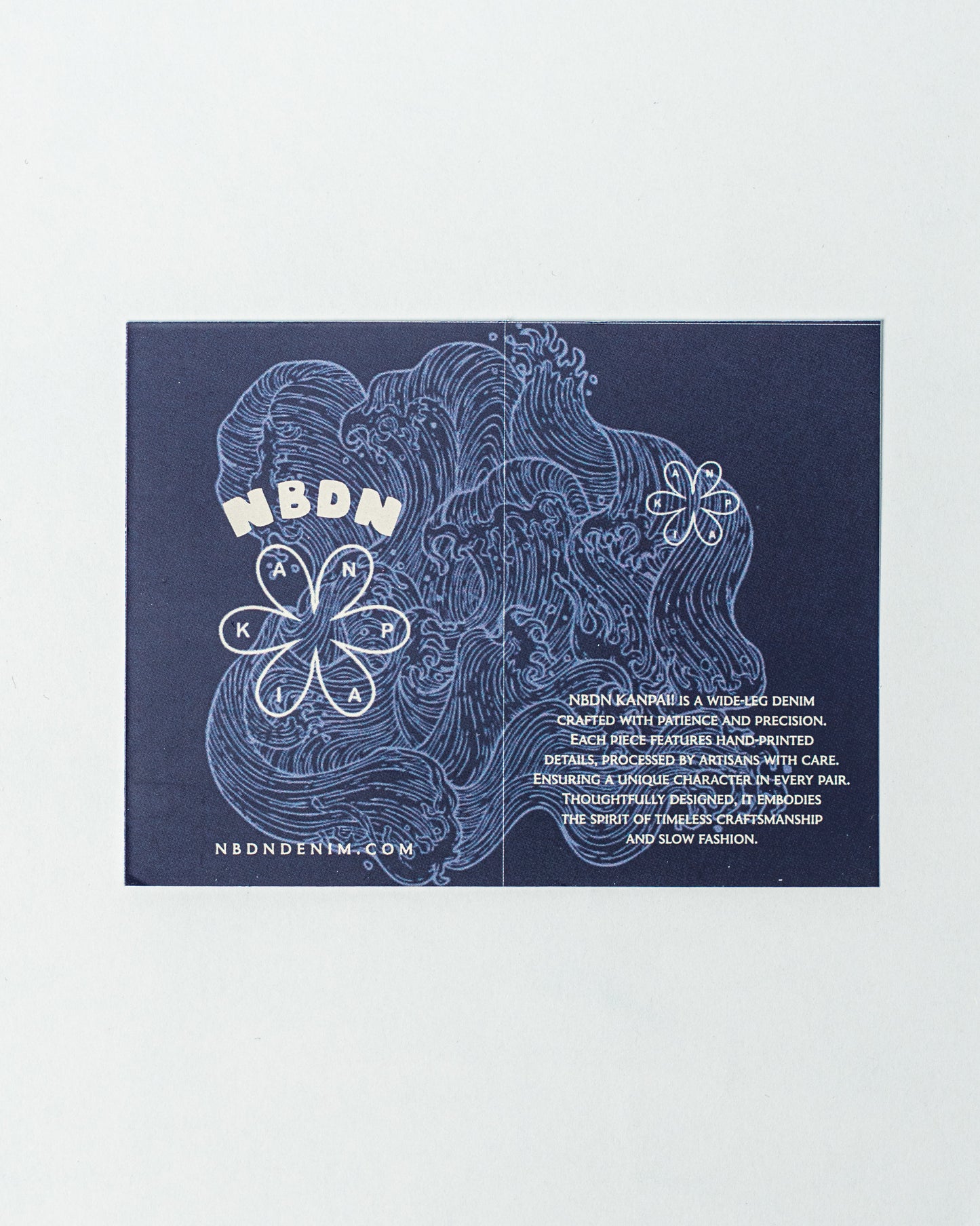 NBDN KANPAI! WIDE LEG 14oz Amber Line