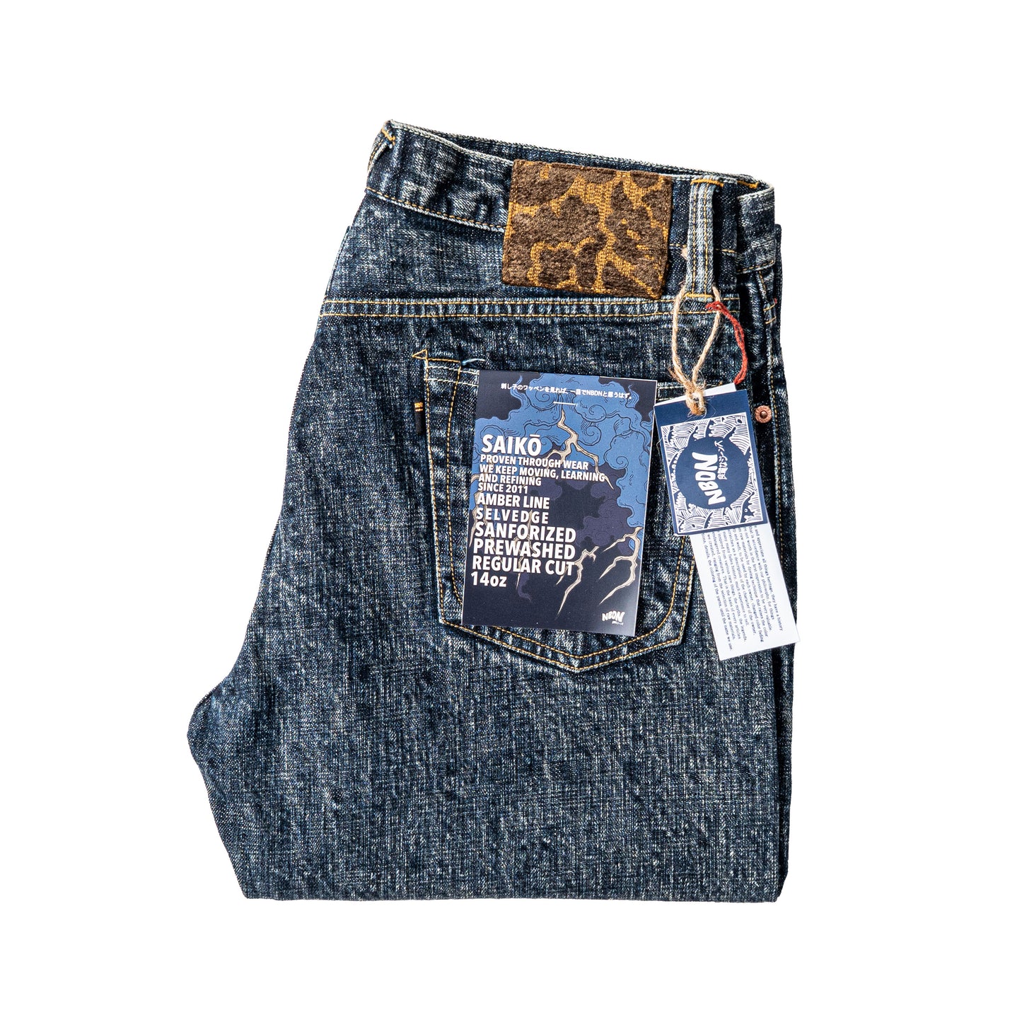 SAIKO Stone Washed 14oz Amber Line
