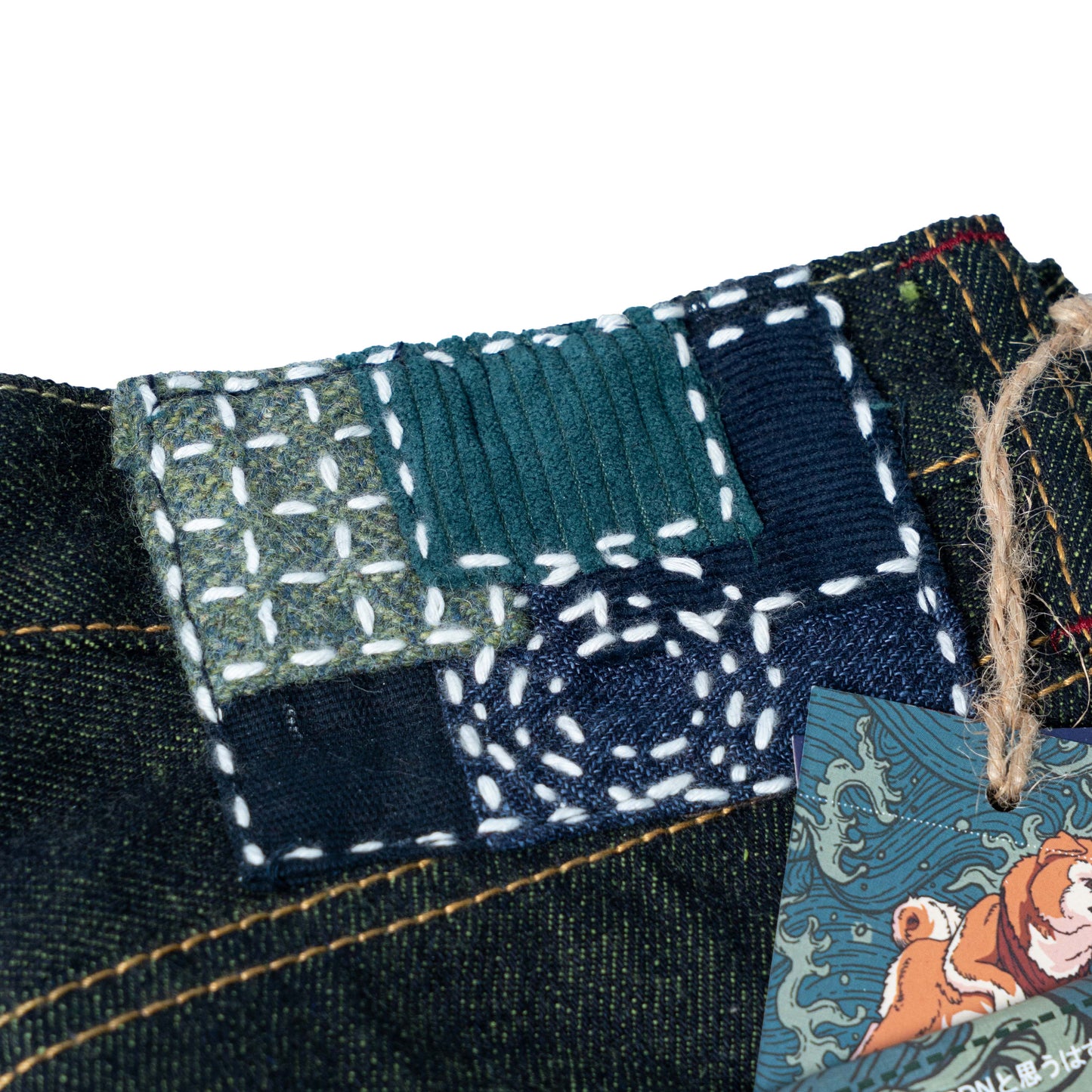 NORI-KOINU HACHIKO 13,75oz Green Weft Green Line