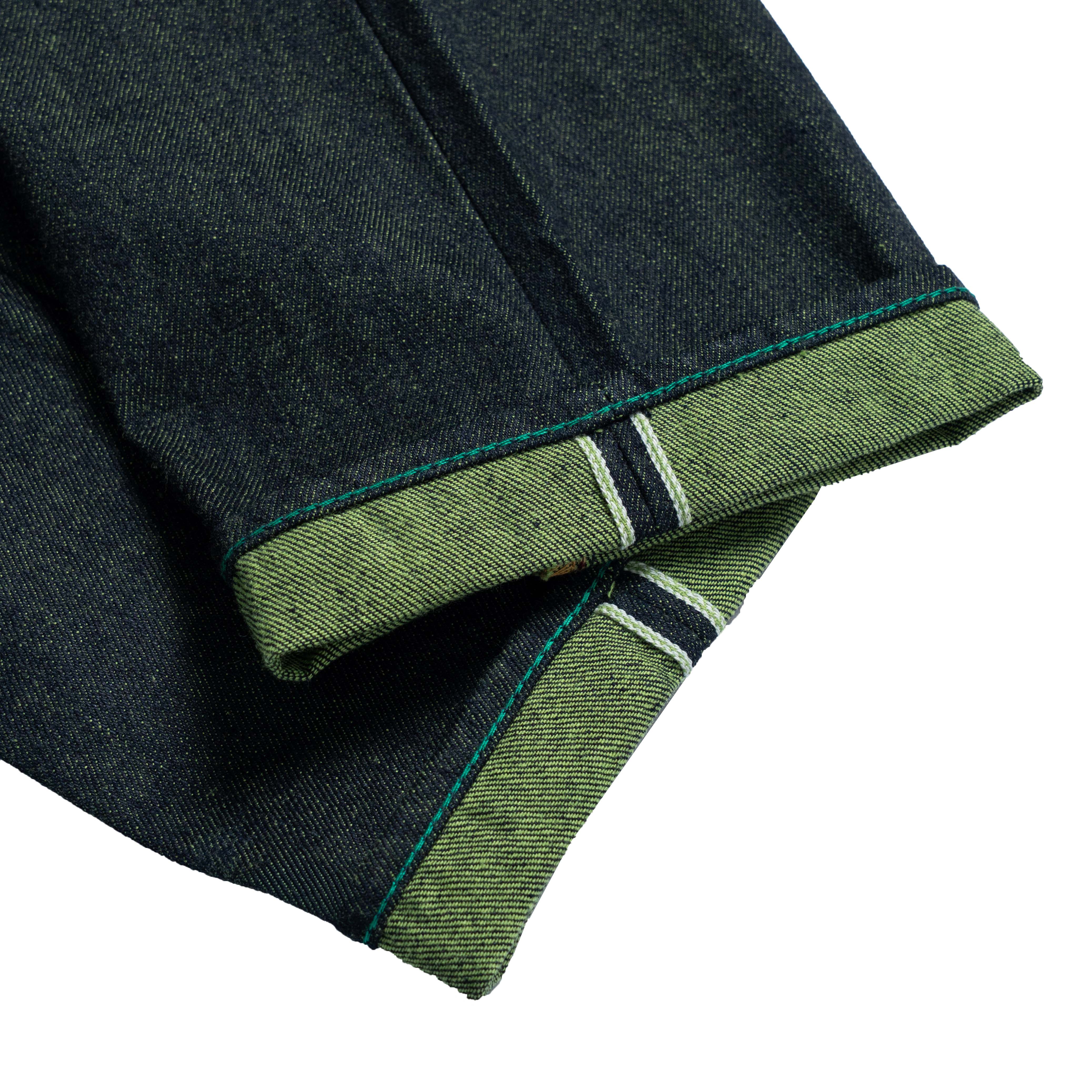 NORI-KOINU HACHIKO 13,75oz Green Weft Green Line – NBDN Denim