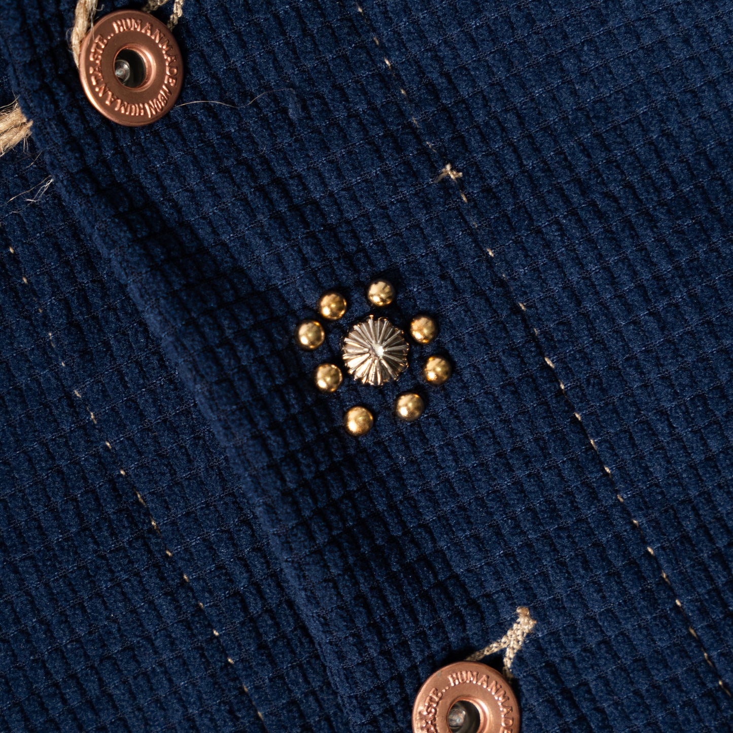 HAWTHORNE Studed Square Corduroy Chore - Navy
