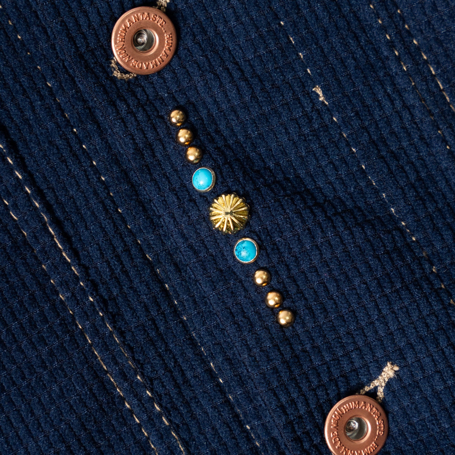 HAWTHORNE Studed Square Corduroy Chore - Navy