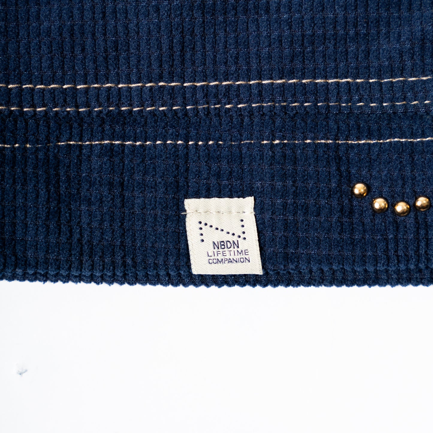 HAWTHORNE Studed Square Corduroy Chore - Navy