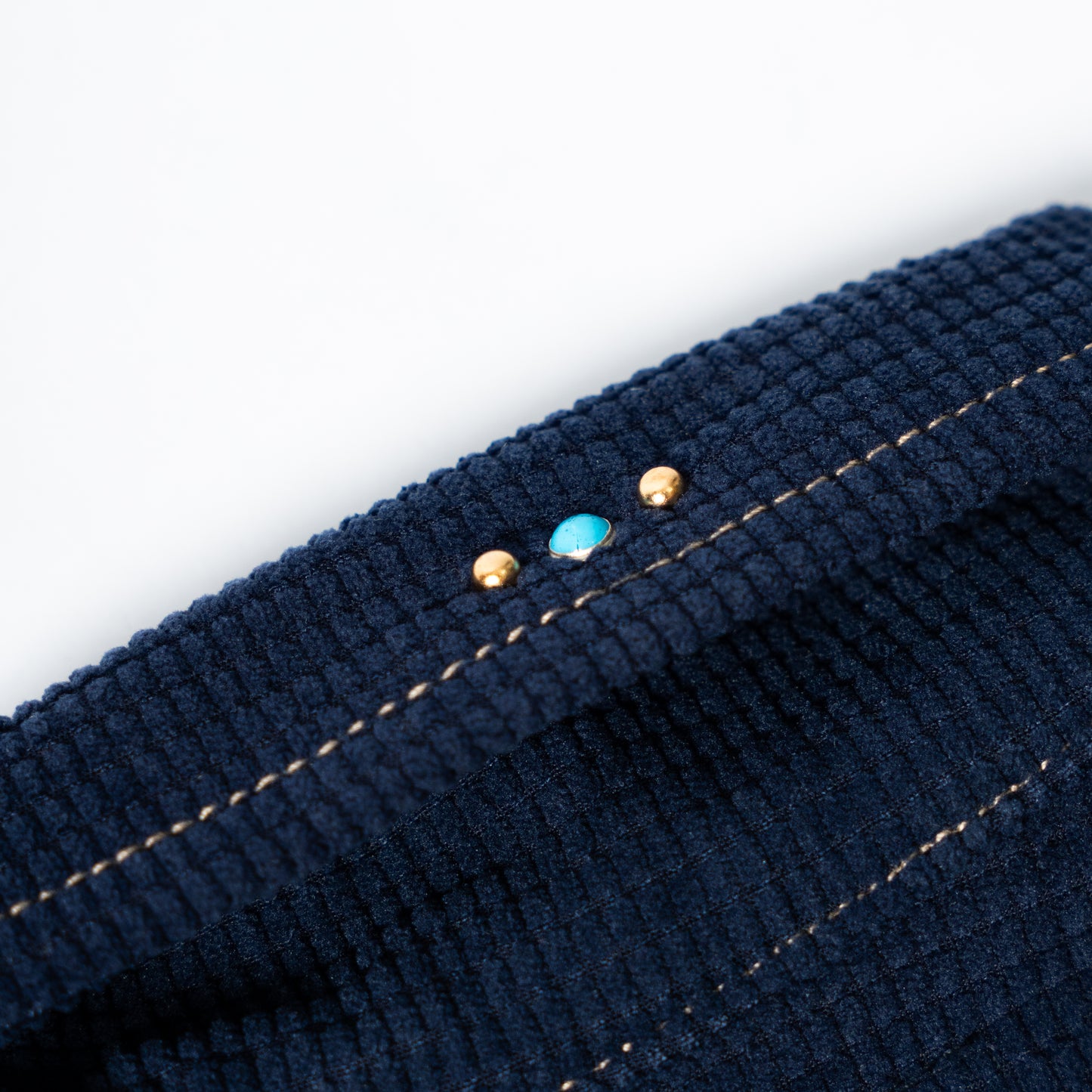 HAWTHORNE Studed Square Corduroy Chore - Navy