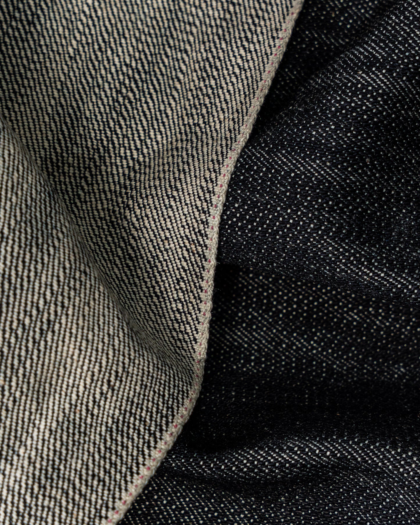 KITSUNE II 16oz Uneven Slub Pink Line