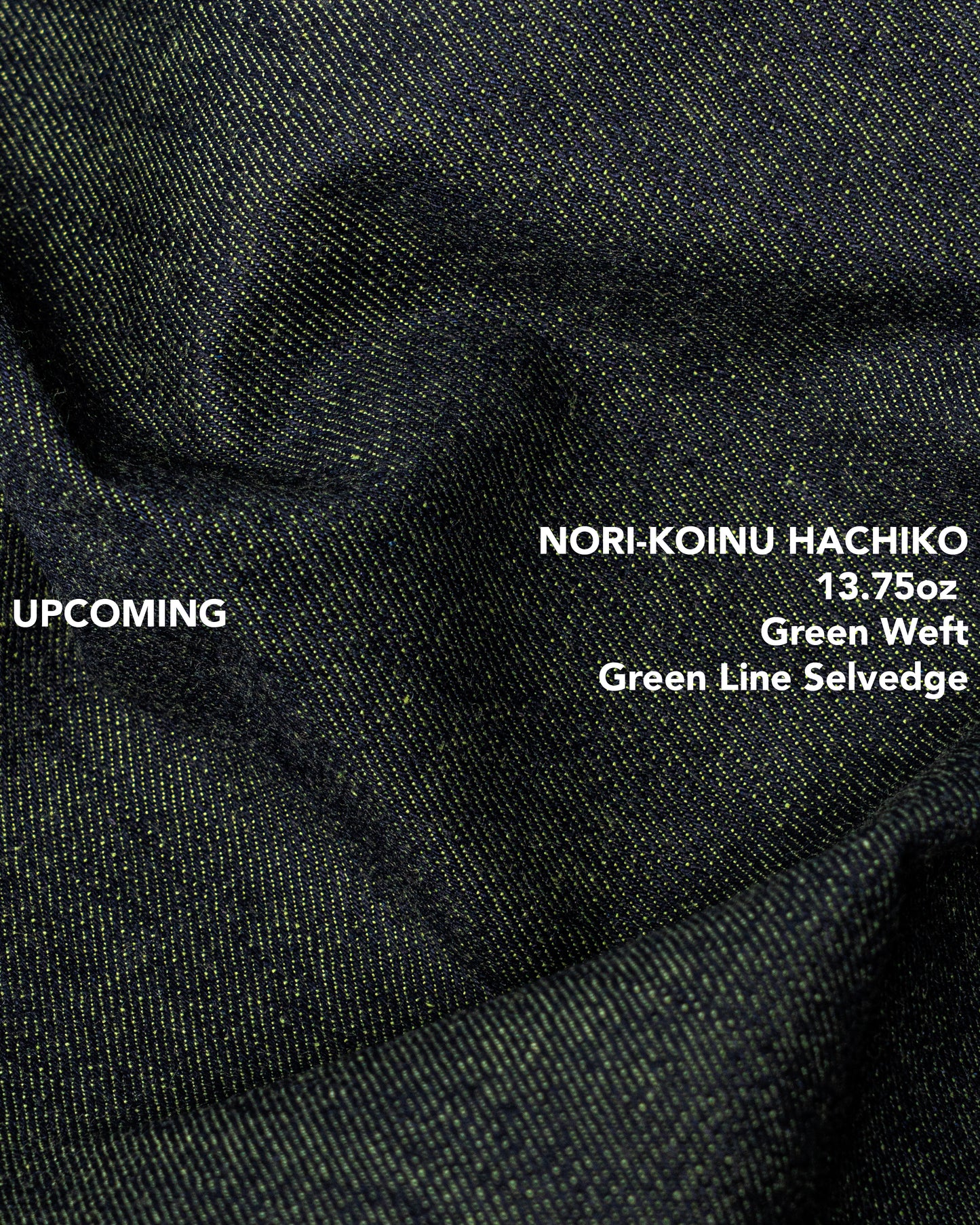 NORI-KOINU HACHIKO 13,75oz Green Weft Green Line