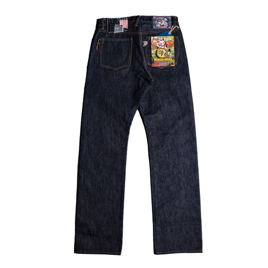 NBDN x Carnivores Soul collaboration vol.2: 'YOKAI CAT' MANEKINEKKO 18oz Unsanforized