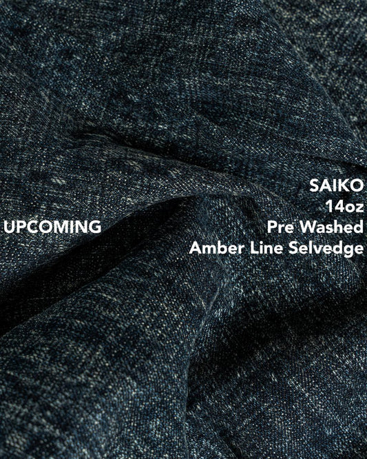 SAIKO Stone Washed 14oz Amber Line