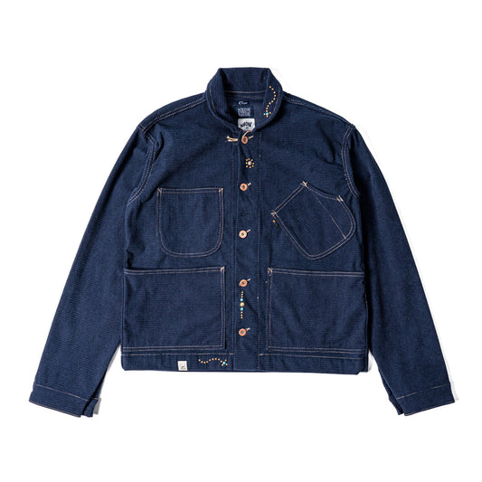 HAWTHORNE Studed Square Corduroy Chore - Navy