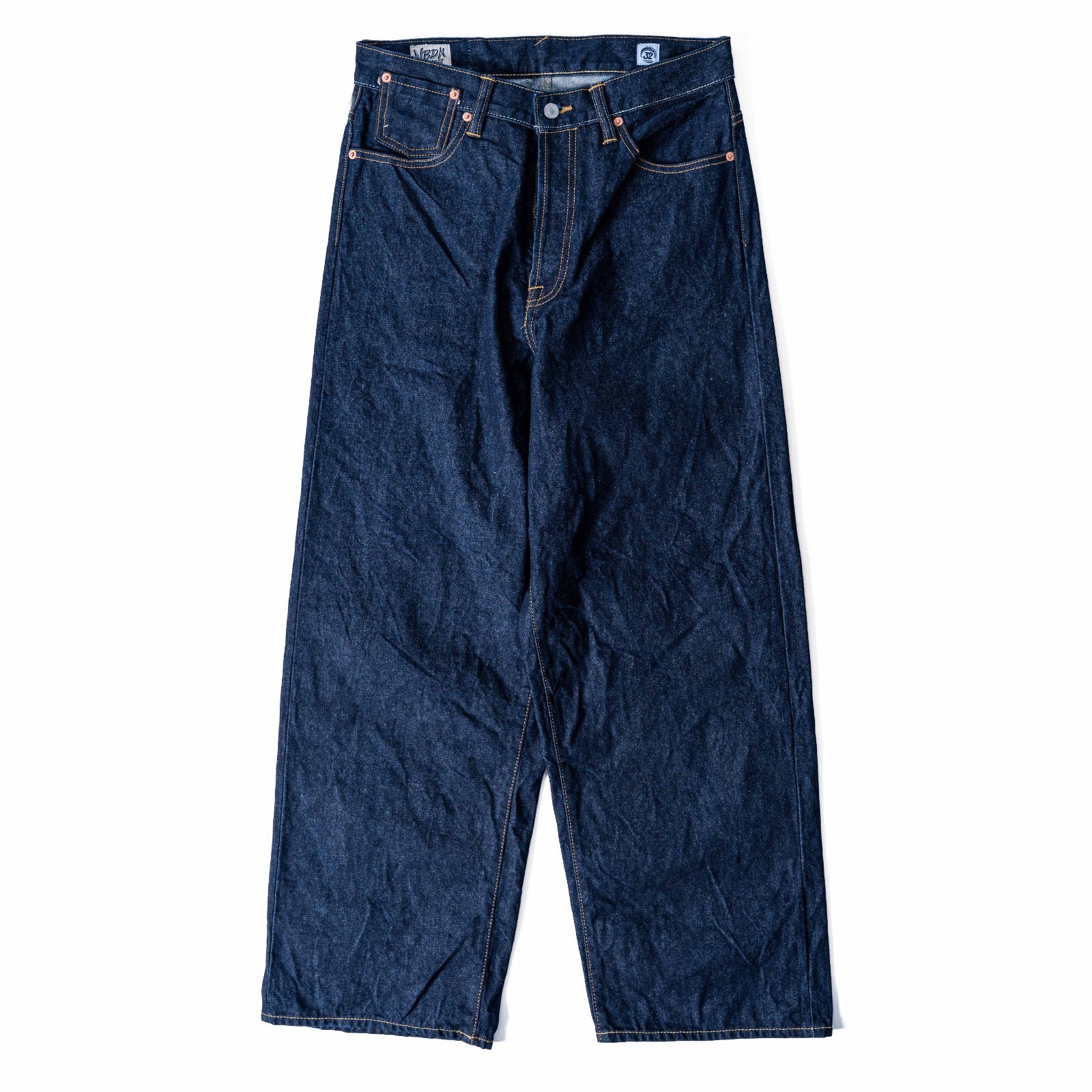 花*子様 TENDERLOIN STAND SHT DENIM ONE WASH NBDN ESTD 013 Rinsed (One Wash) Wide Leg 15oz – NBDN Denim