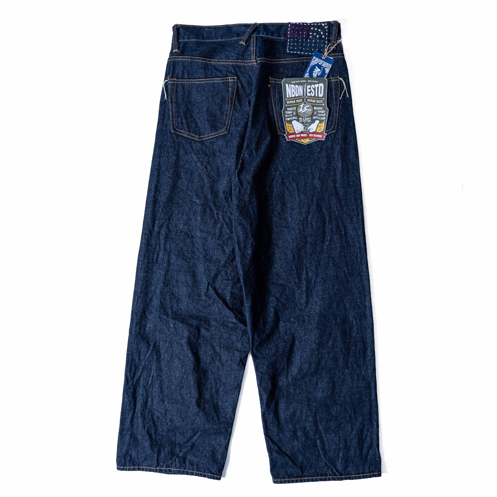 NBDN ESTD 013 Rinsed (One Wash) Wide Leg 15oz – NBDN Denim