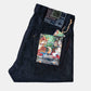 DOMARU HACHIKO x HANNYA TIGER II Deep Indigo x Black 17oz Unsanforized