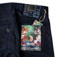 DOMARU HACHIKO x HANNYA TIGER II Deep Indigo x Black 17oz Unsanforized