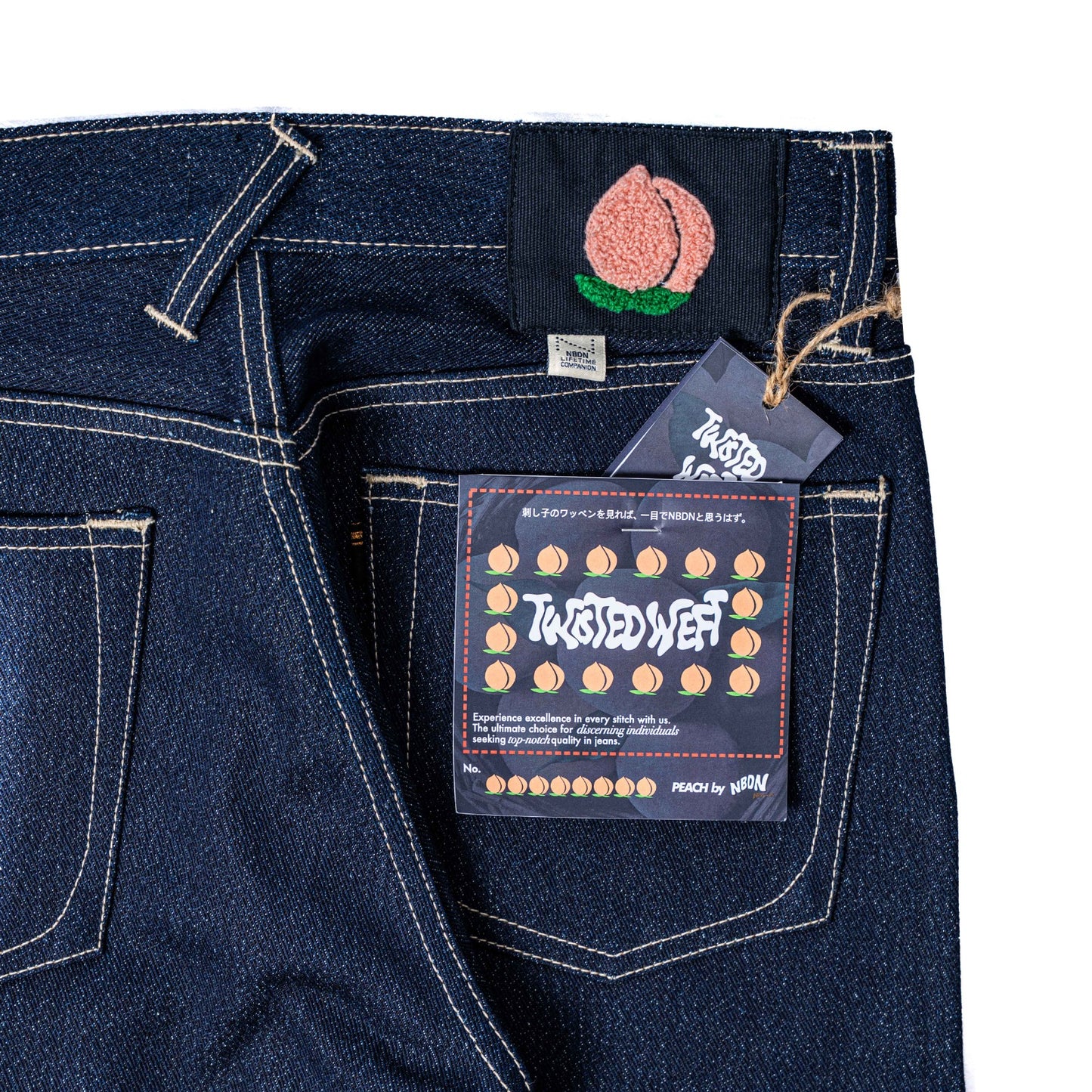PEACH 008 by NBDN Twisted Weft Blue Indigo 16oz