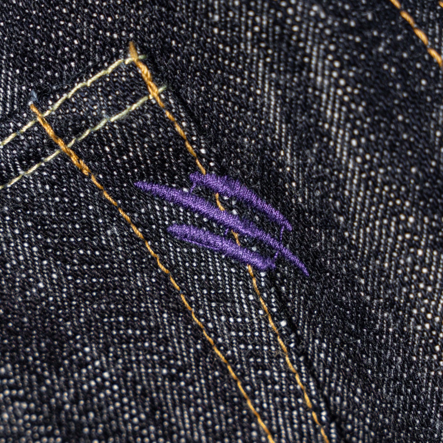 GRAND HACHIKO XIII Deep Indigo Hairy Rough Slub 19oz Unsanforized