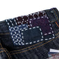 GRAND HACHIKO XIII Deep Indigo Hairy Rough Slub 19oz Unsanforized
