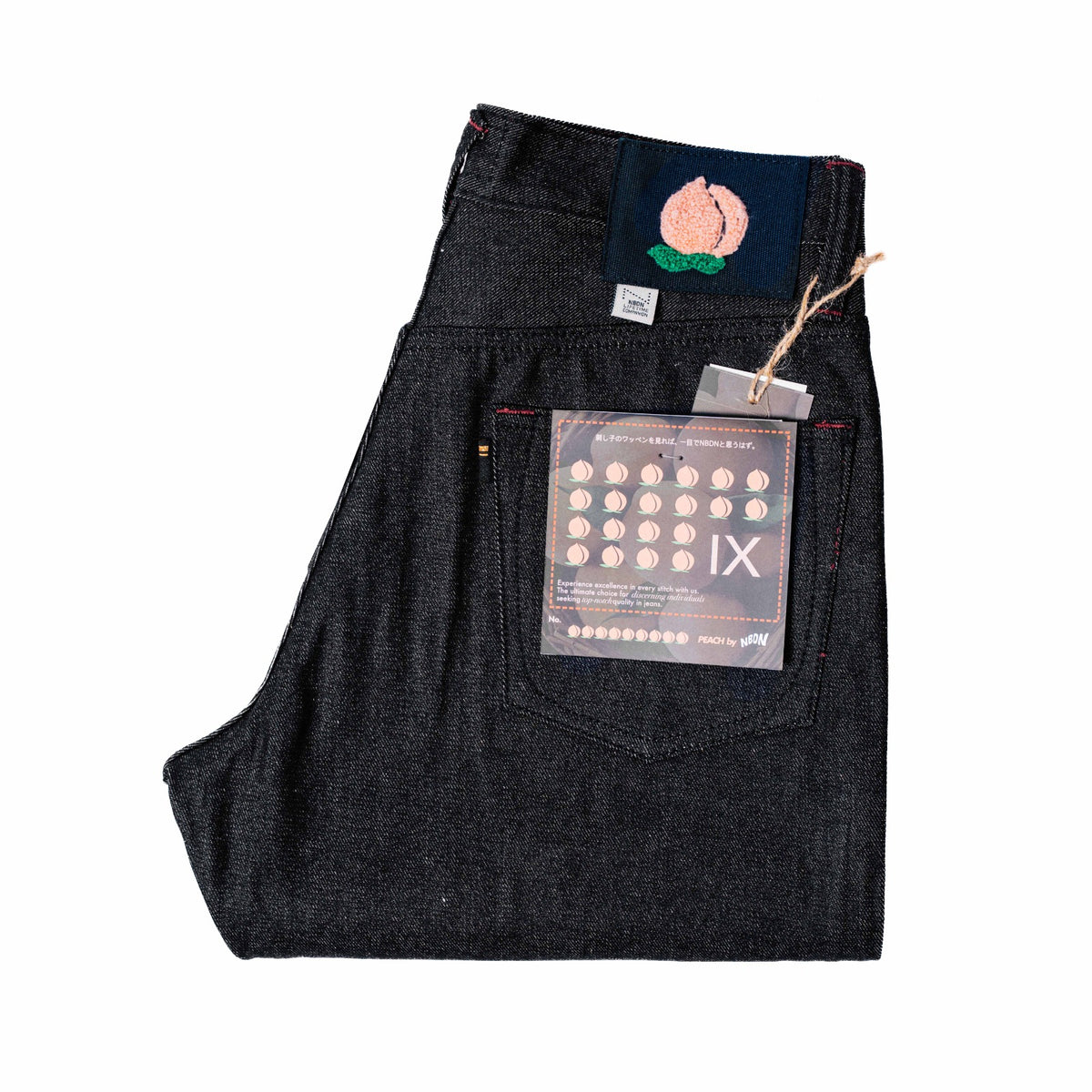 PEACH 009 by NBDN Black Denim 12,5oz