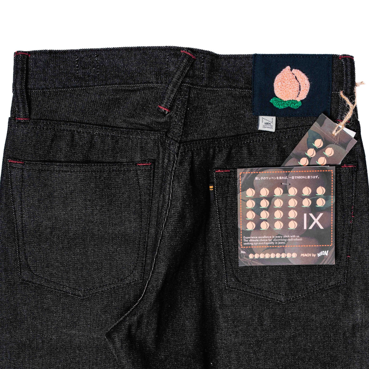 PEACH 009 by NBDN Black Denim 12,5oz