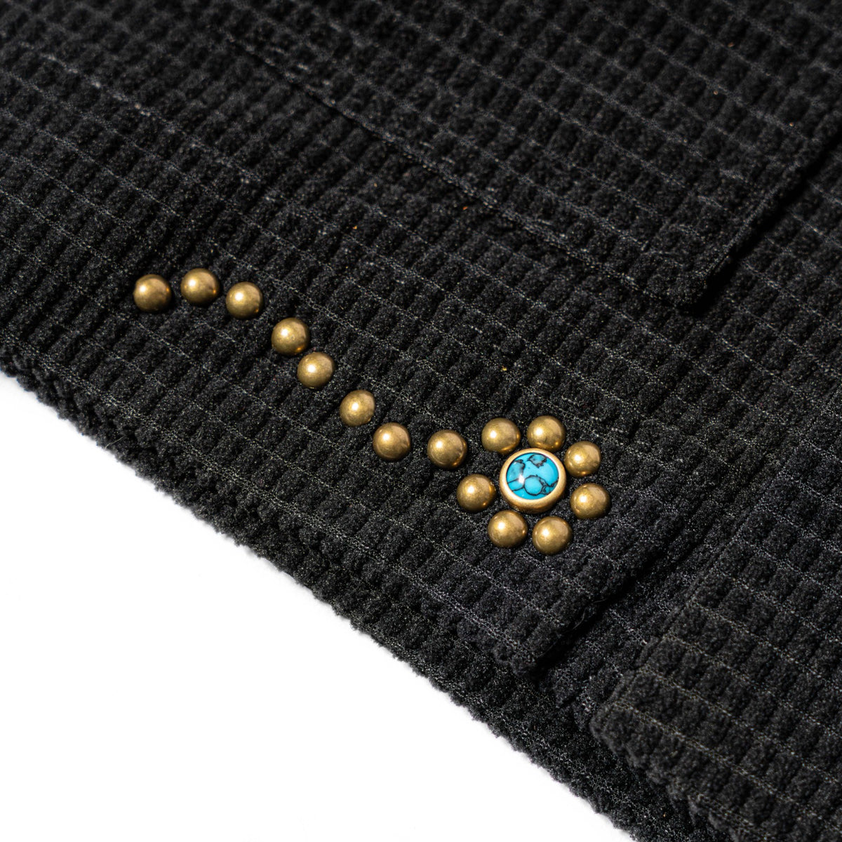 HAWTHORNE Studed Square Corduroy Chore - Black