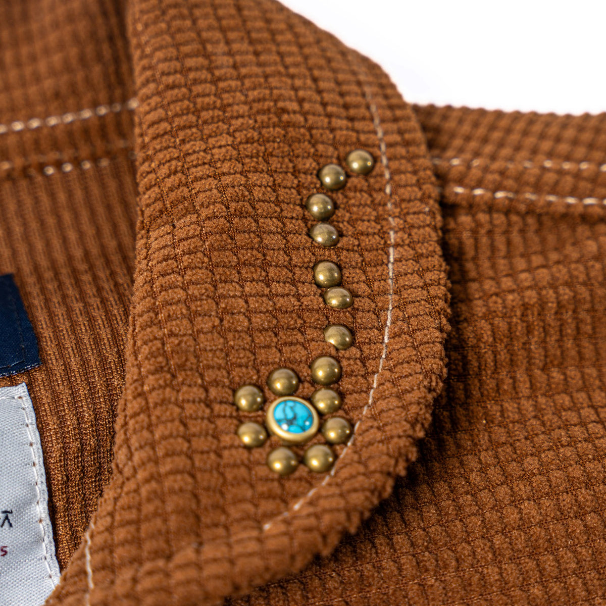 HAWTHORNE Studed Square Corduroy Chore - Brown
