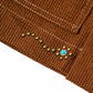 HAWTHORNE Studed Square Corduroy Chore - Brown