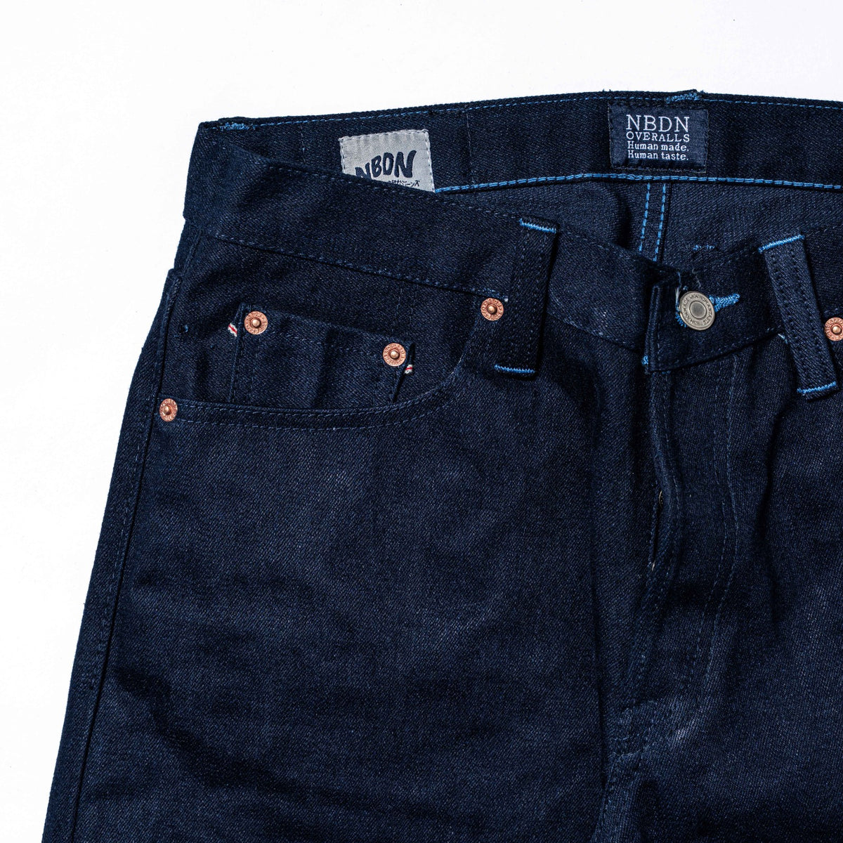 BLUE BLUE HACHIKO Blue Indigo x Blue 19oz Unsanforized