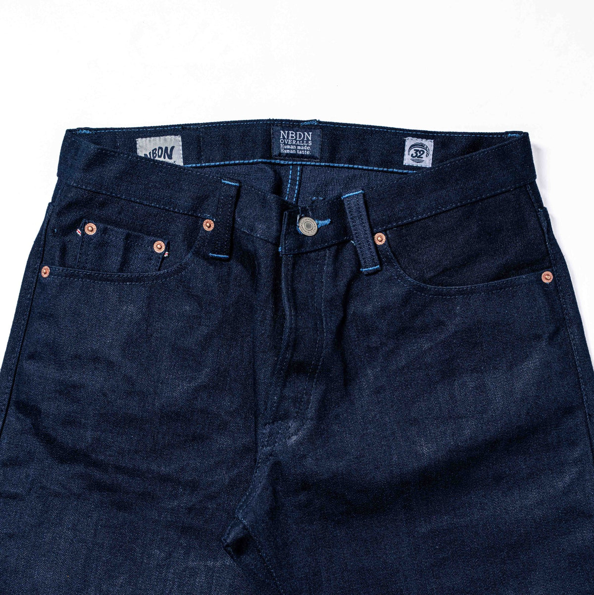 BLUE BLUE HACHIKO Blue Indigo x Blue 19oz Unsanforized