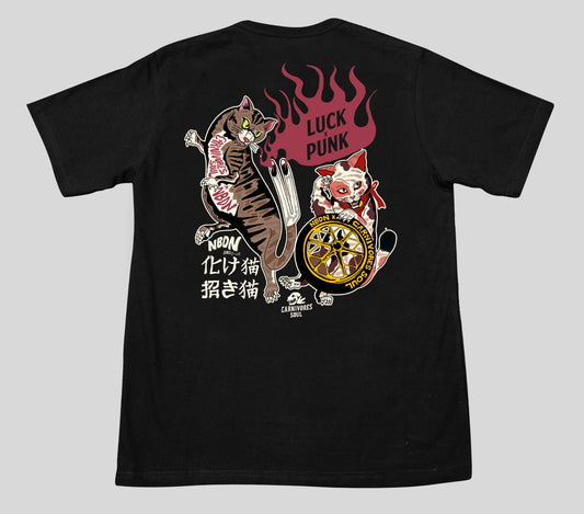 NBDN x Carnivores Soul Collaboration vol.2: 'YOKAI CAT' Official Tshirt