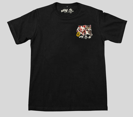 NBDN x Carnivores Soul Collaboration vol.2: 'YOKAI CAT' Official Tshirt