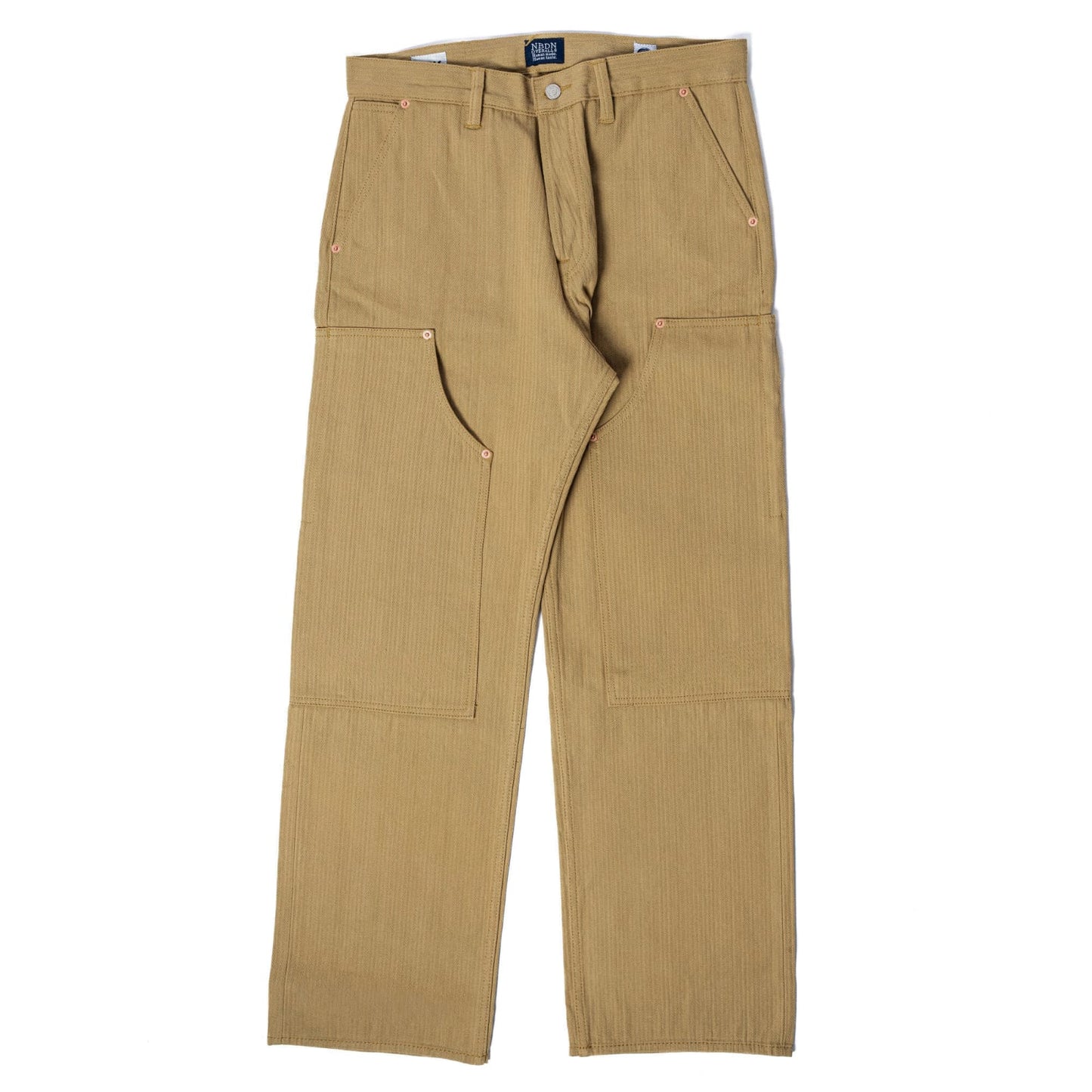 HAVEN II CARPENTER PANTS 15.5oz Khaki Herringbone Selvedge